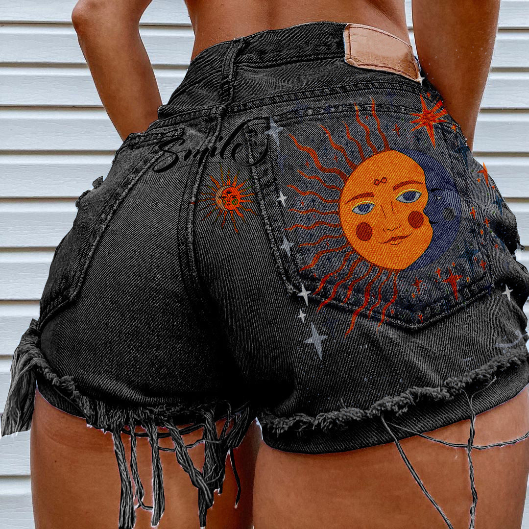 Casual Fashion Vintage Denim Shorts