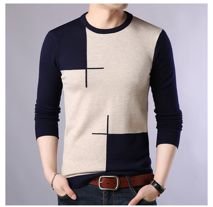 Pullover crew neck sweater man