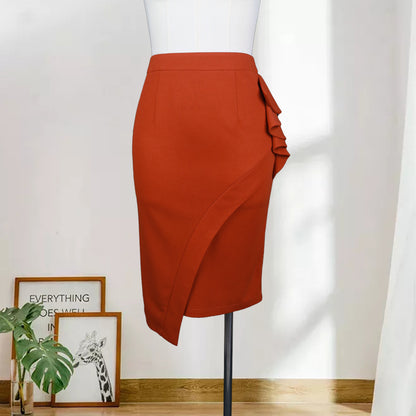 Slim Fit Fungus Casual All Match Women Skirt