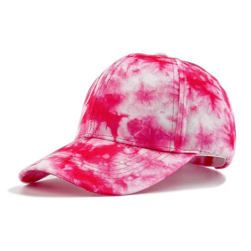 Men's Printed Ha Color Blocked Graffiti Duckbill Cap