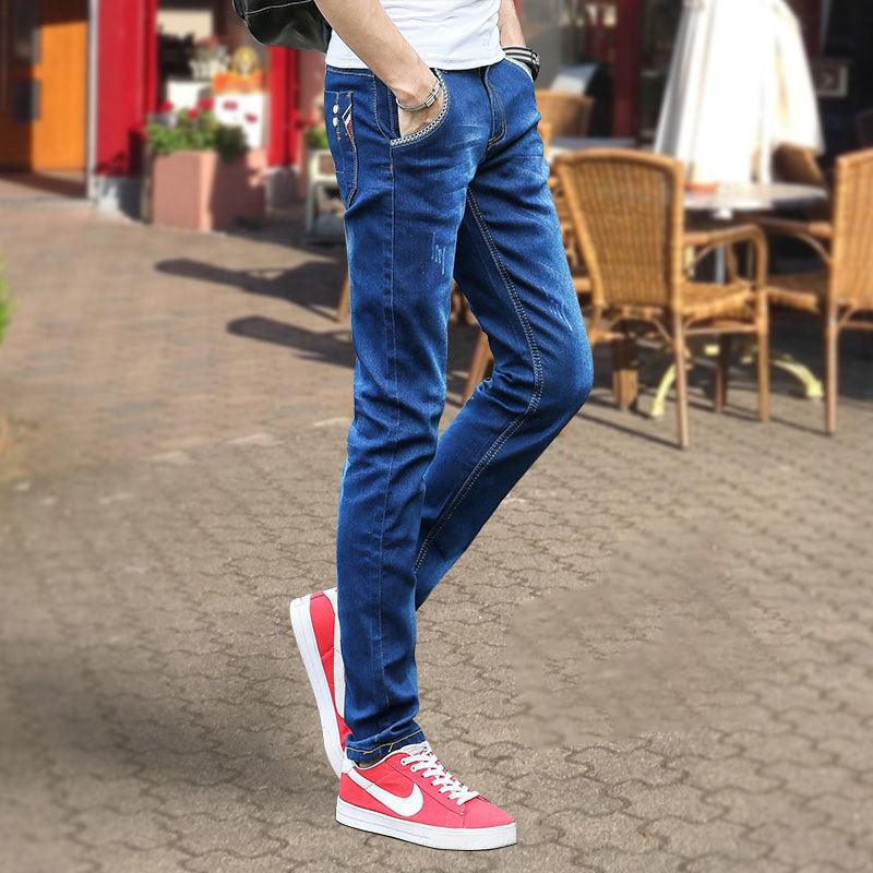 Stretch Slim Fit Skinny Thin Pants For Men