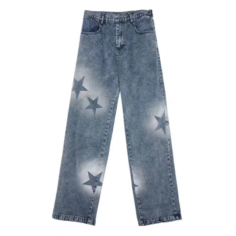 Loose Straight Wide Leg Pants Jeans