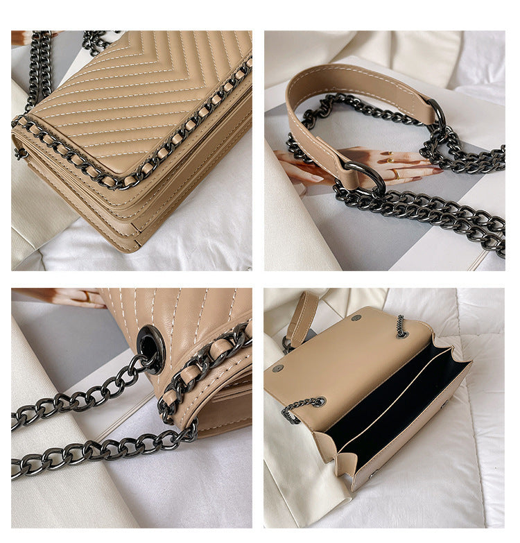 Western Style Embroidery Thread Chain Portable Shoulder Crossbody Bag