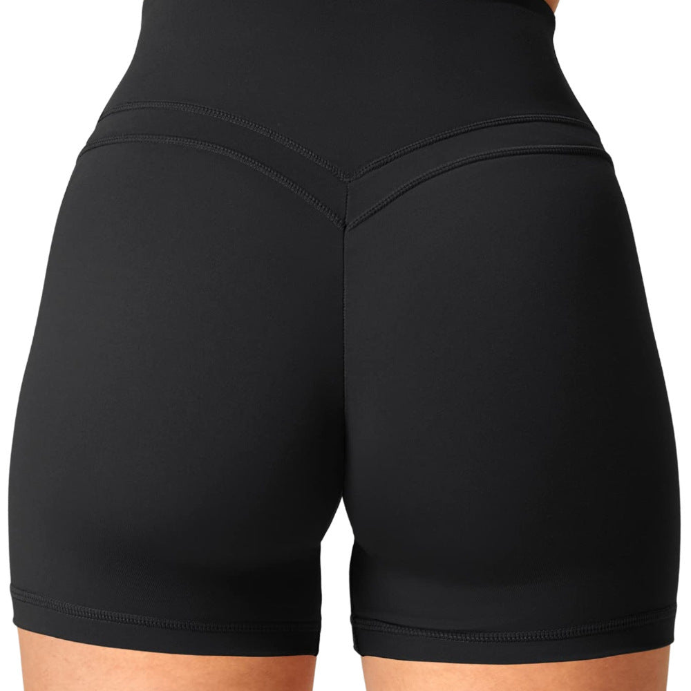 Seamless Yoga Shorts Fitness Pants Skinny Running Sports