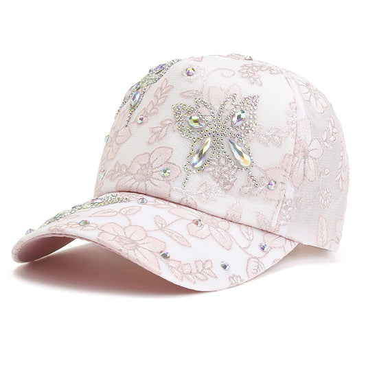 Butterfly Peaked Cap Sun Hat Women's