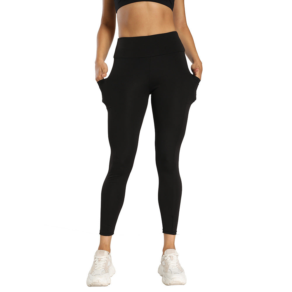 Fashion Stitching High Waist Yoga Pants