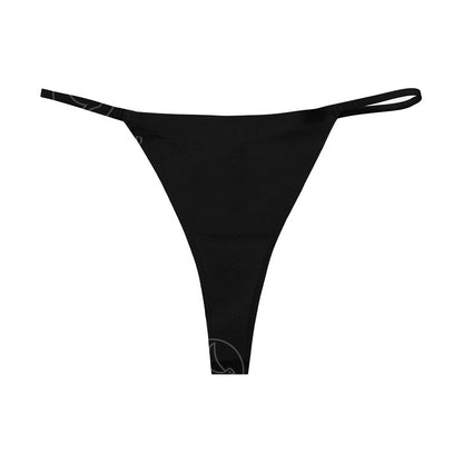 Seamless Thin Belt Buckle T-shaped Panties T-string For Women Underwear