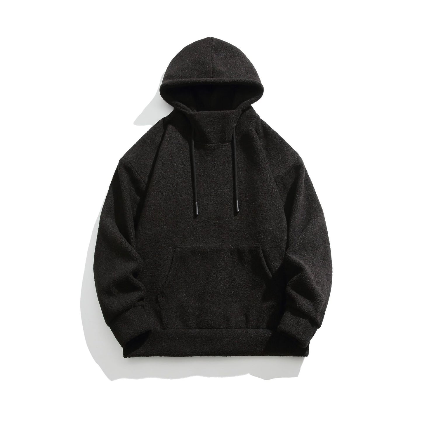 Mountaineering Velvet Half-high Collar Heavy Hooded Sweater