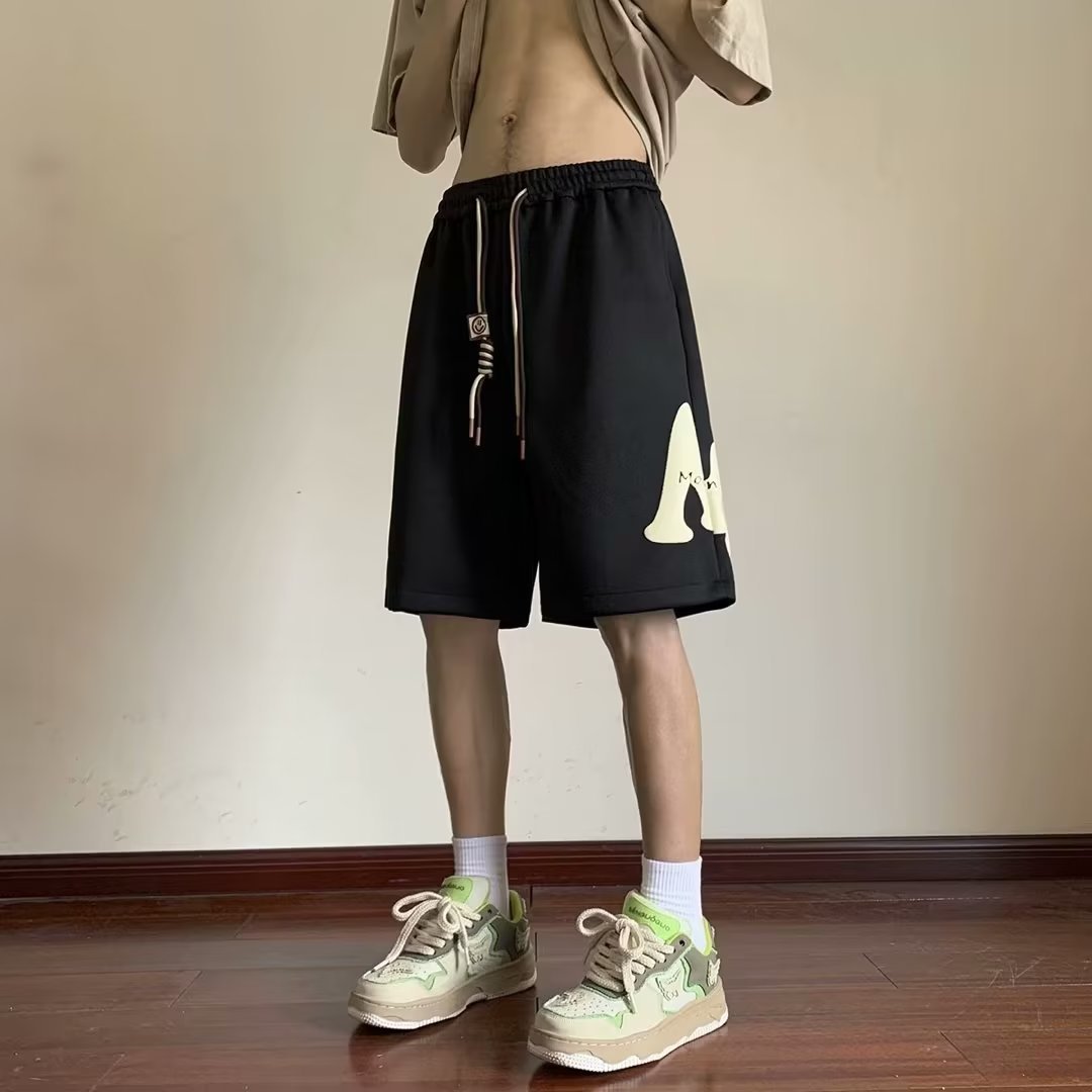 Summer Loose Casual Drawstring Couple Shorts