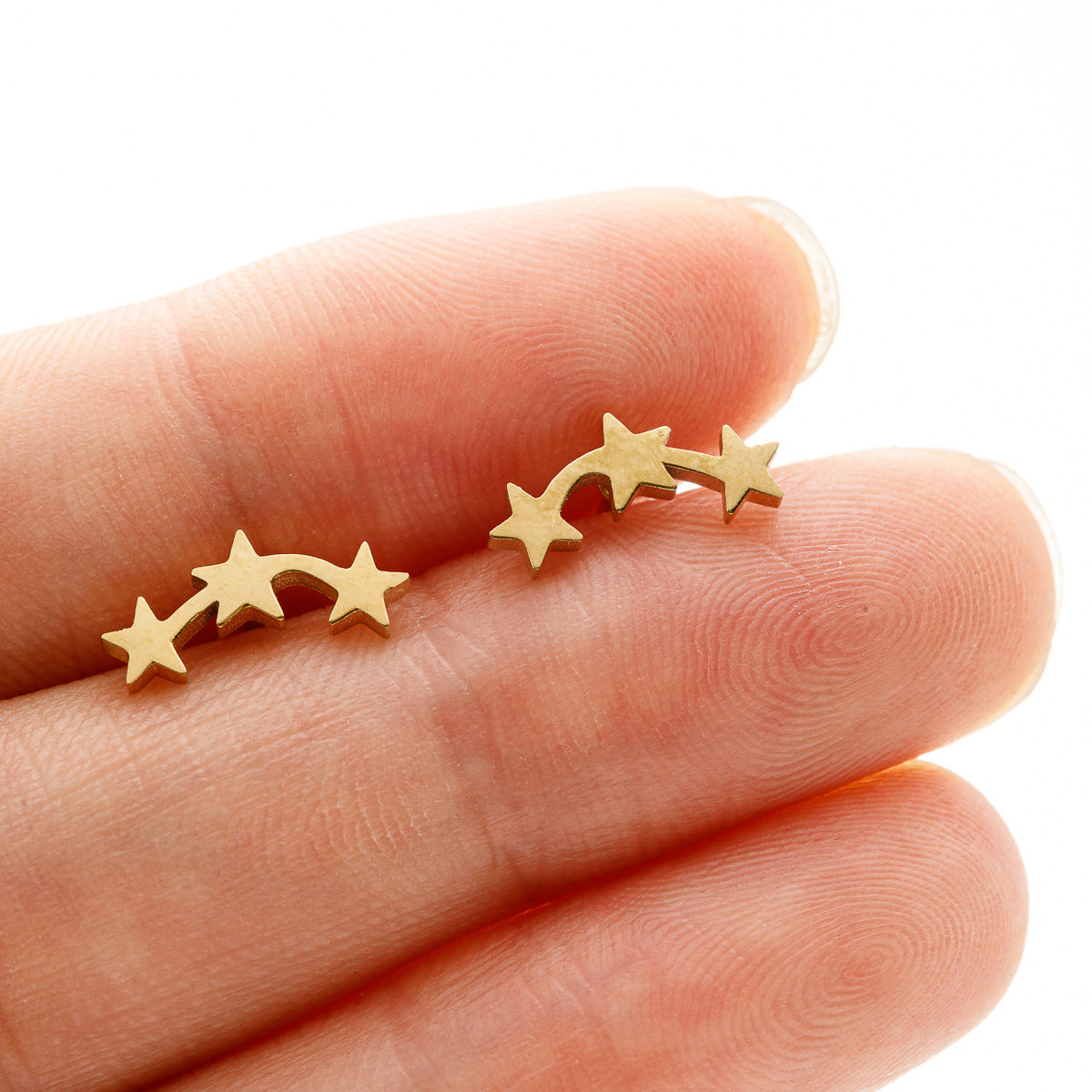 Personalized Mini Star Ear Studs Ins Geometric Five-pointed Star