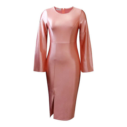 Ladies Fashion Elegant Cape Dress