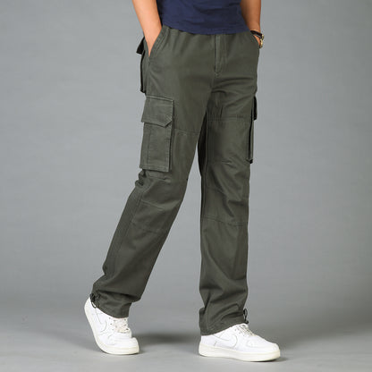 Fat plus XL casual pants fat men's pants