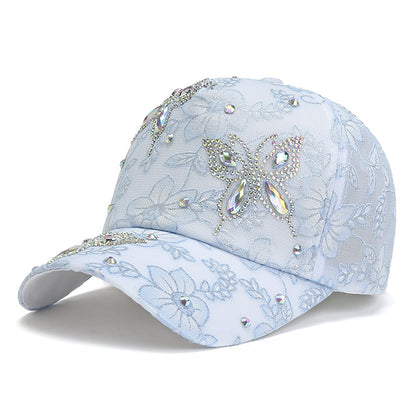 Butterfly Peaked Cap Sun Hat Women's