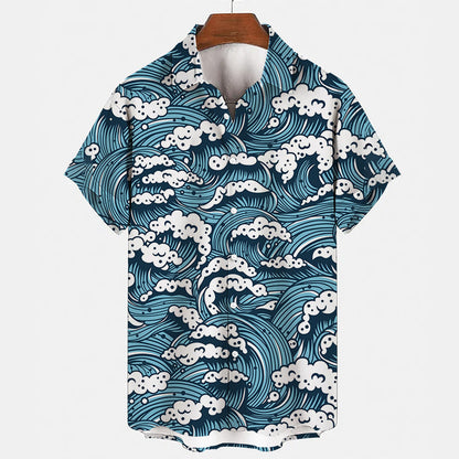 Printed Men's Shirt Casual Clothing