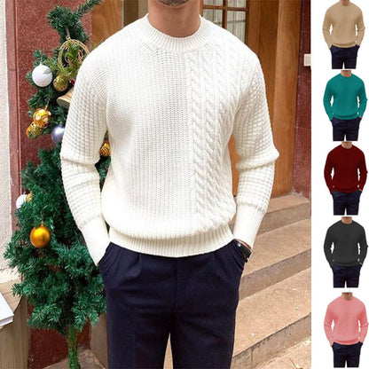 Men's Clothing Knitted Sweater Twisted String Design Sense