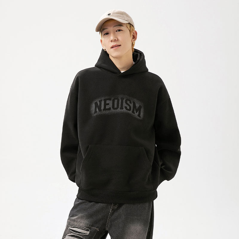 Fashion American Letters Printed Hoodie Men