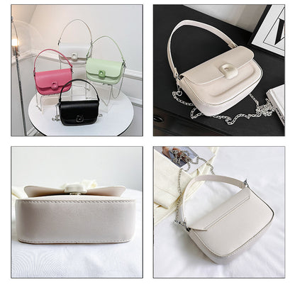 Spring New Fashion Chain Saddle Bag