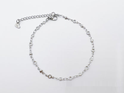 Special-interest Stainless Steel Anklets Love Anklet Multi-style Ins