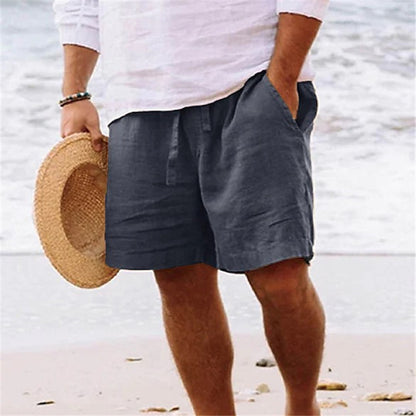 Men's Daily Sand Pure Color Comfortable Breathable Shorts