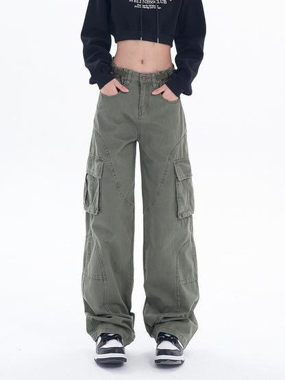 Loose Casual Wide Leg Trousers