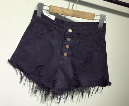 Casual Summer Women Denim Short High Waists Sexy Short Jeans