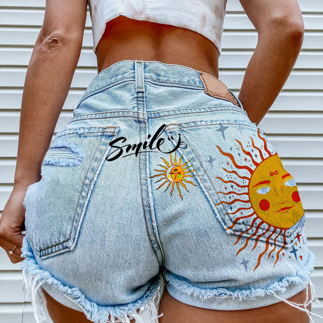 Casual Fashion Vintage Denim Shorts