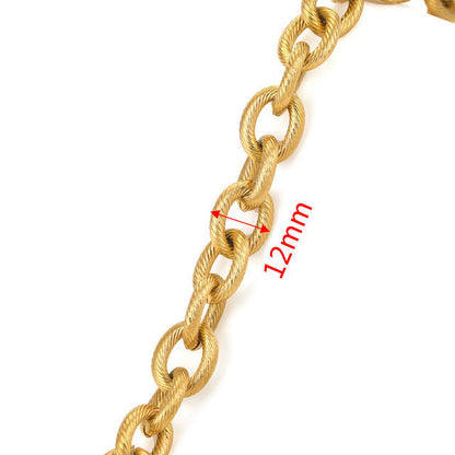 Stainless Steel Chain Necklace DIY Handcraft Jewelry Accessories