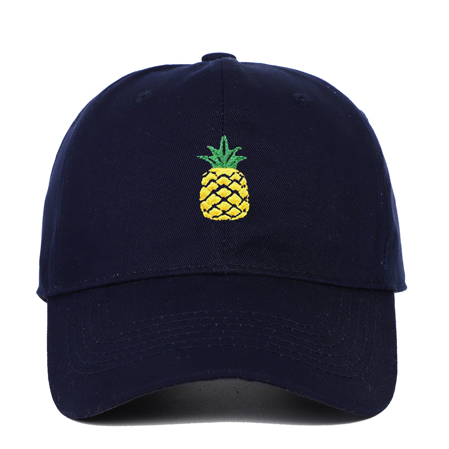 Pineapple Embroidered Baseball Cap Tide Travel Leisure