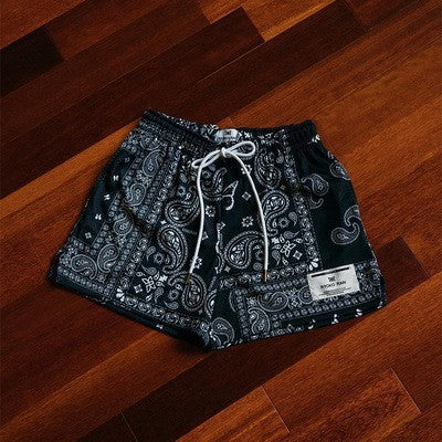 Paisley Shorts Mesh Outdoor Sports Basketball Shorts Leisure Short-length Pants