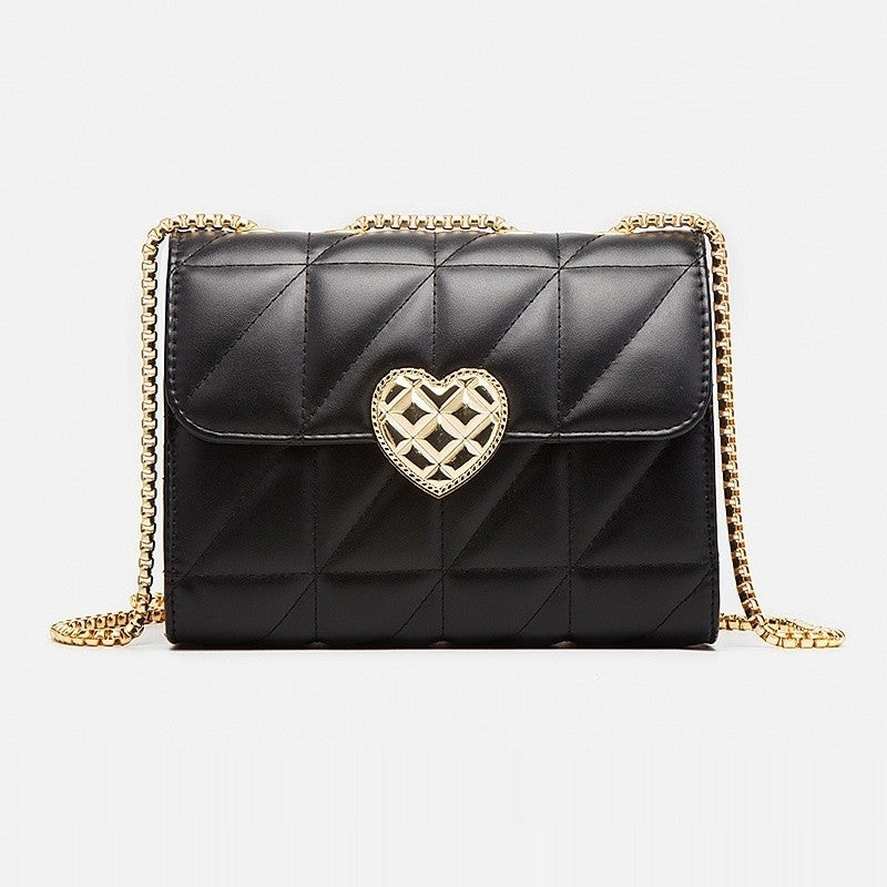 Women's Chain Lattice Shoulder Bag