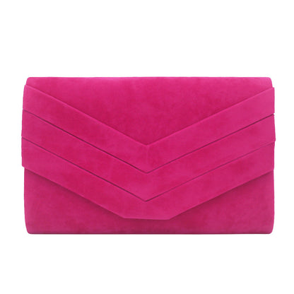 Fashion Flannel Folding Dinner Clutch