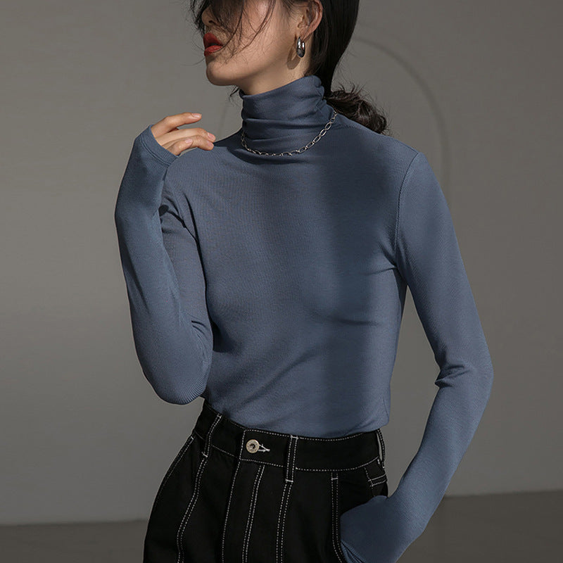 Warm Cashmere-like Skin-friendly Soft Bottoming Shirt