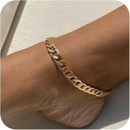 Classic Double Layer Twin Minimalist Personality Daily Beach Vacation Style Anklet