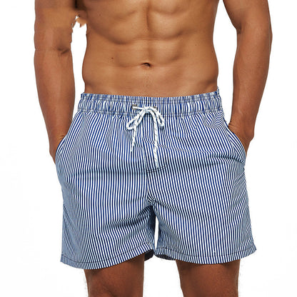 Men's Fashion Casual Loose Print Beach Shorts