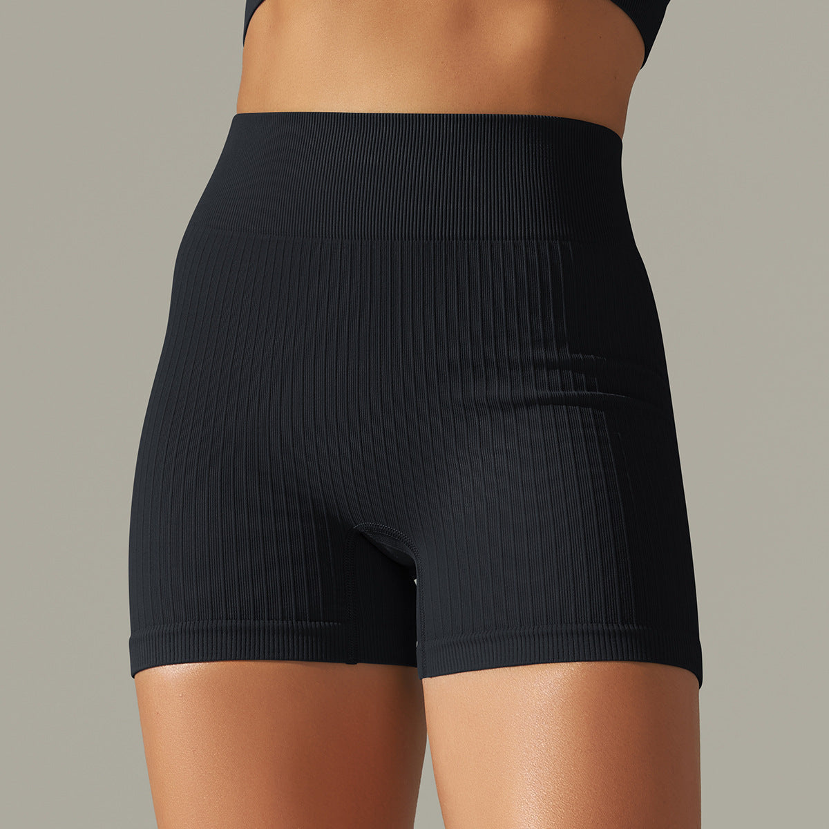 Seamless Thread Knitted Yoga Pants High Waist Hip Lift