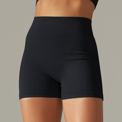 Seamless Thread Knitted Yoga Pants High Waist Hip Lift