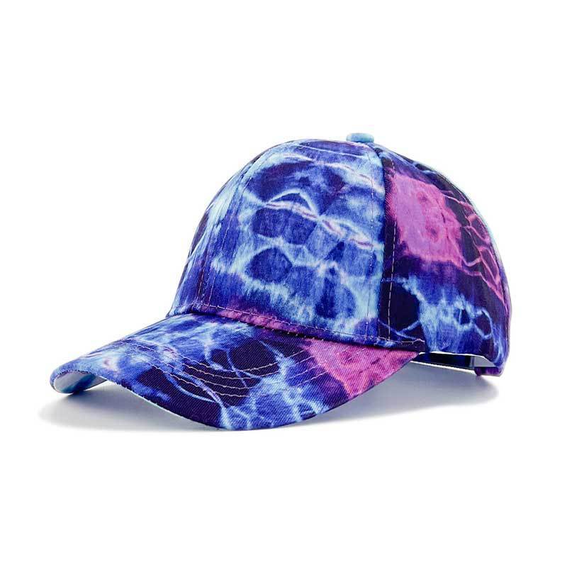 Men's Printed Ha Color Blocked Graffiti Duckbill Cap