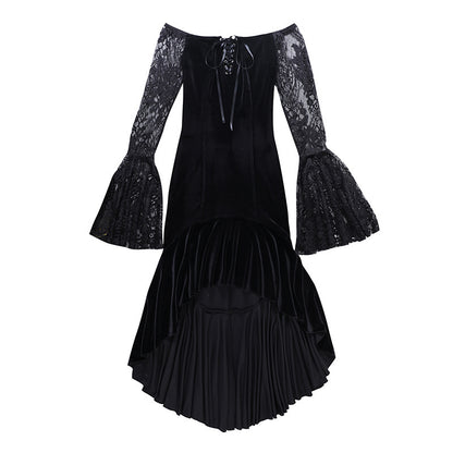 Dark Retro Personality Evening Dress Women