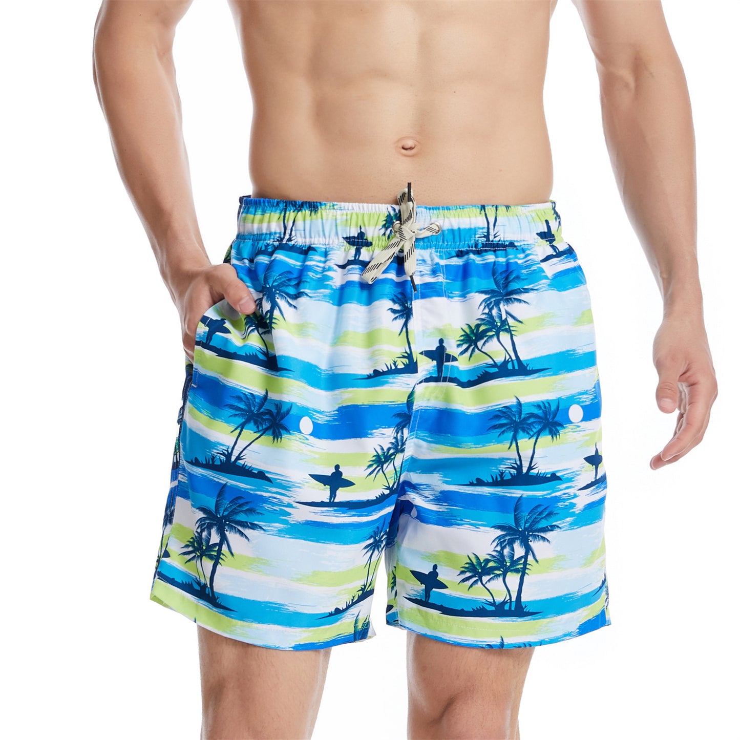 Men's Beach Shorts Breathable Surfing Sports Swimming Fitness Casual Pants