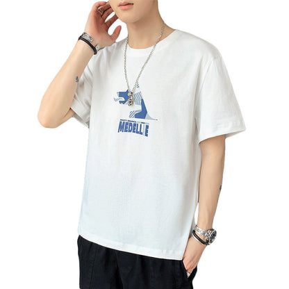 Loose Boys' T-shirt Trendy Cotton T-shirt Summer