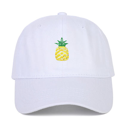 Pineapple Embroidered Baseball Cap Tide Travel Leisure