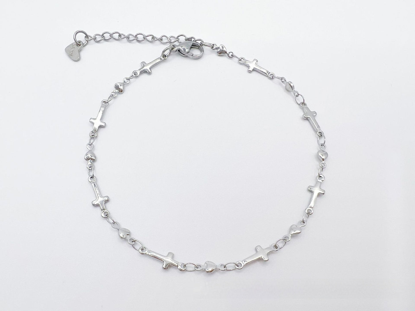 Special-interest Stainless Steel Anklets Love Anklet Multi-style Ins