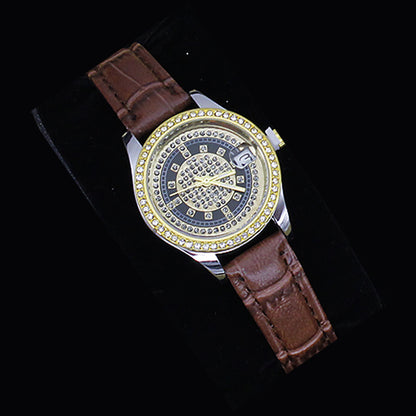 Ladies Valentine's Day Watch Jewelry Suit With Decoration