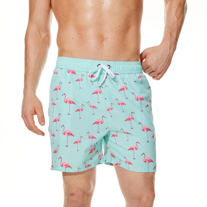 Men's Fashion Boxer Loose Casual Print Beach short