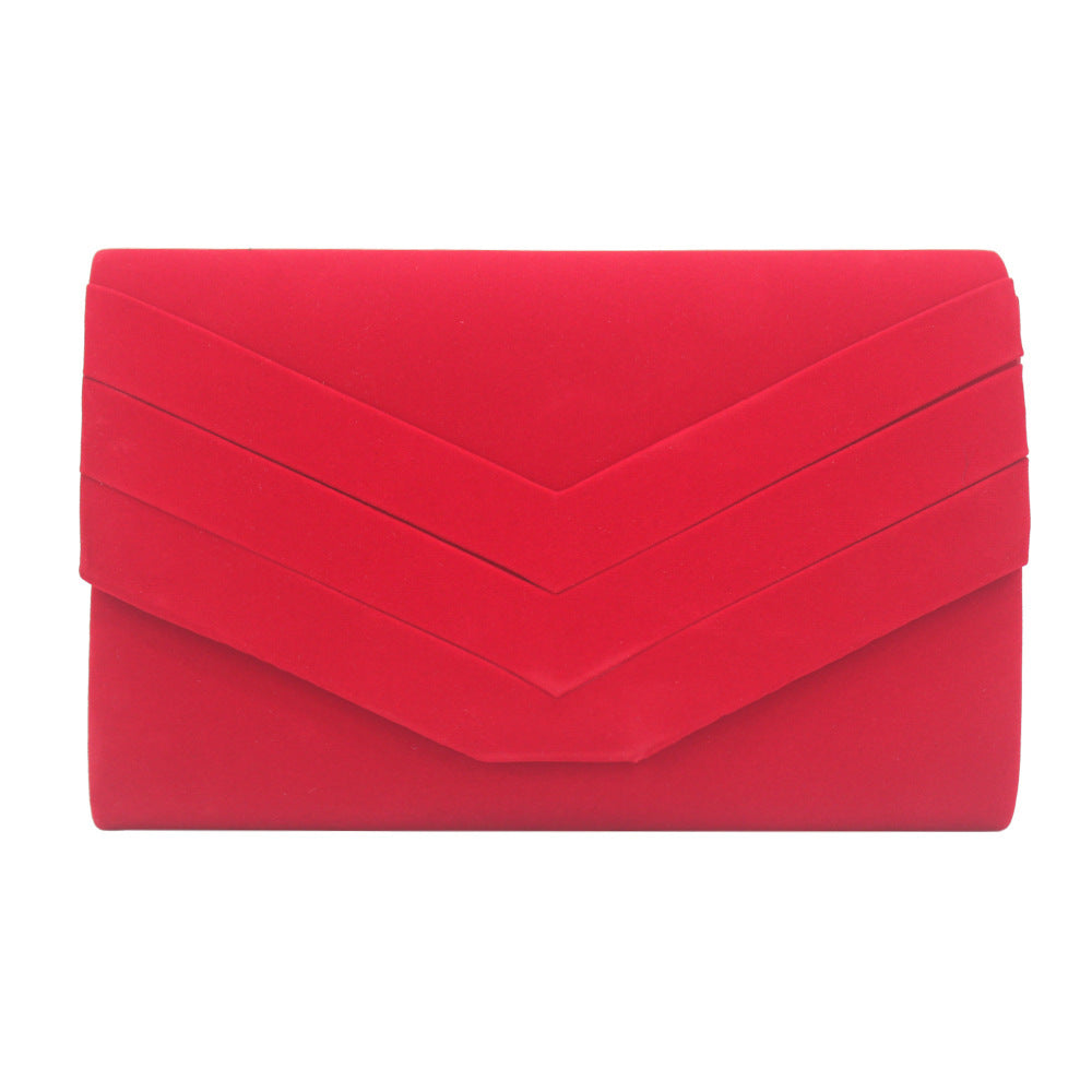 Fashion Flannel Folding Dinner Clutch