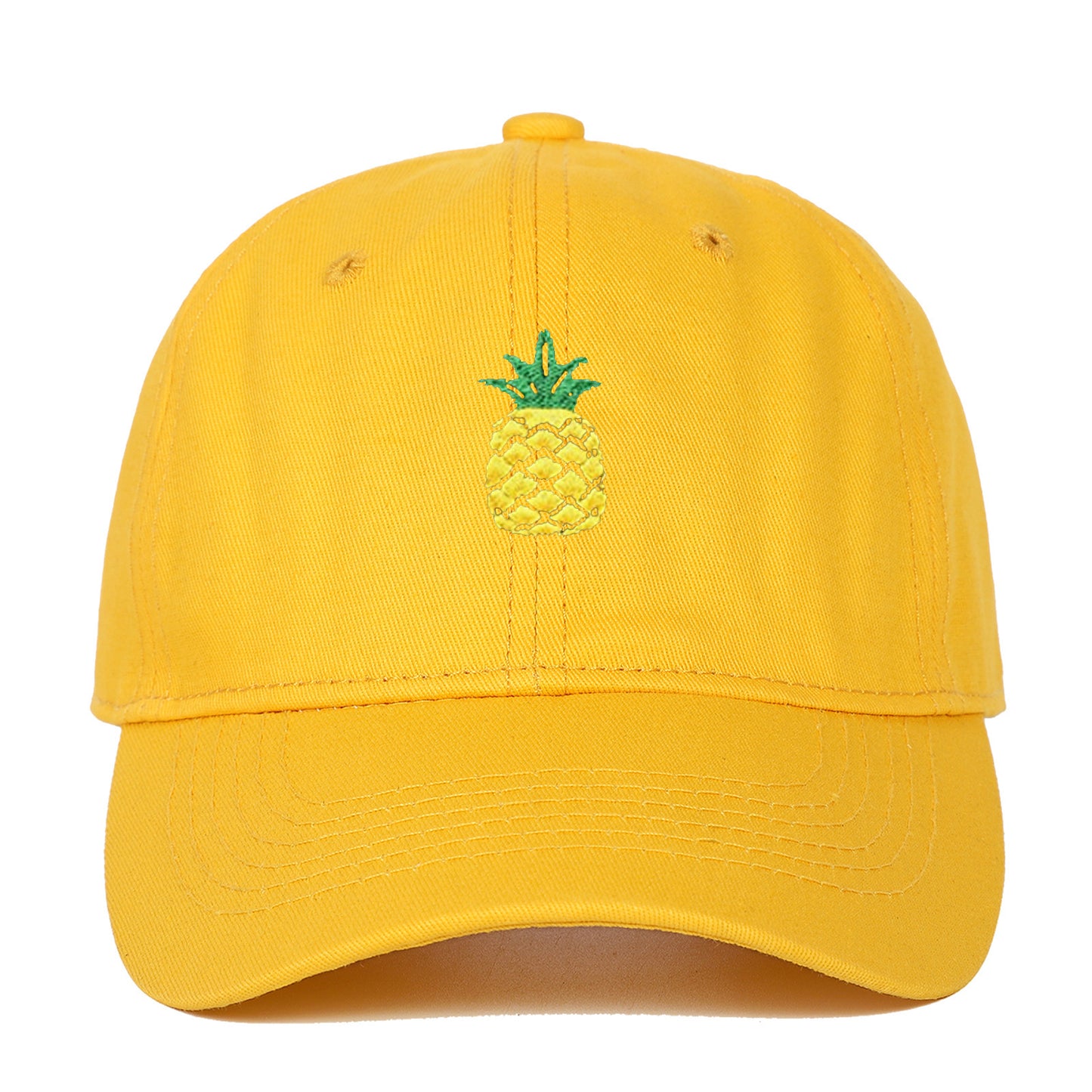 Pineapple Embroidered Baseball Cap Tide Travel Leisure