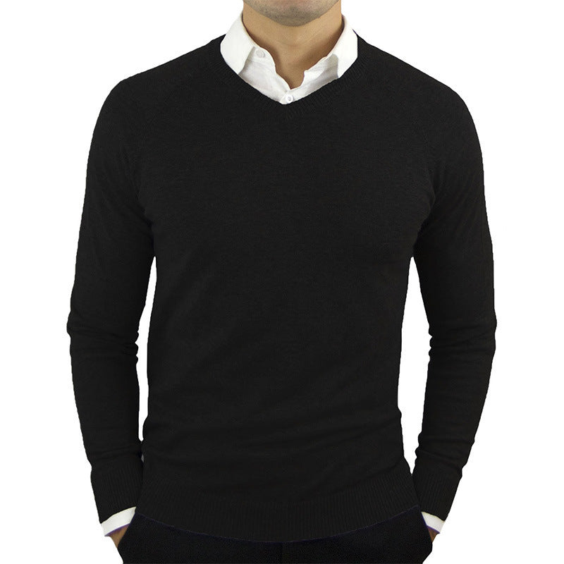 Men's Sweaters, Long-sleeved Sweaters, High-neck Bottoming Shirts