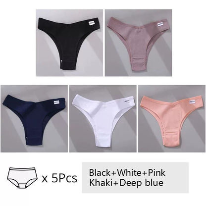 5Pcs Set Women Panties Cotton Underwear