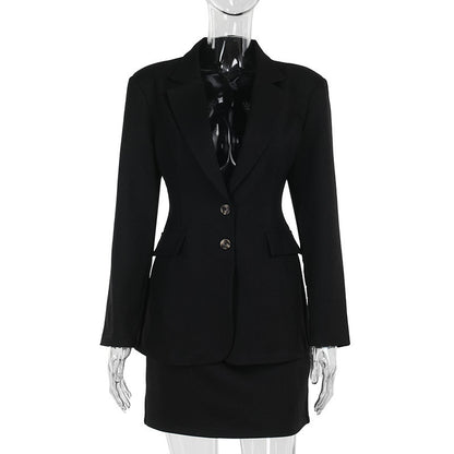 Design Retro Suit Professional Style Skirt Suit