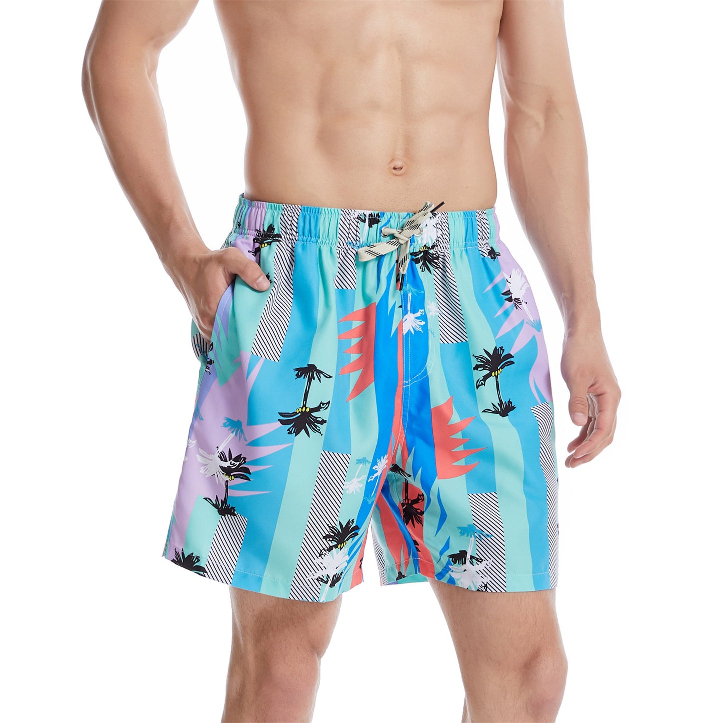 Men's Beach Shorts Breathable Surfing Sports Swimming Fitness Casual Pants